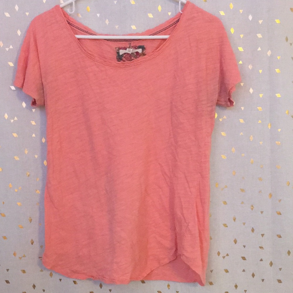 Coral pink T-shirt